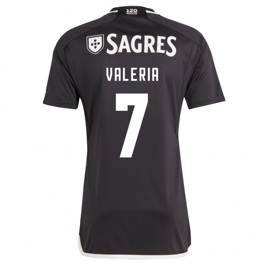 Heren Valeria #7 Zwart Uitshirt Uittenue 2023/24 T-Shirt België