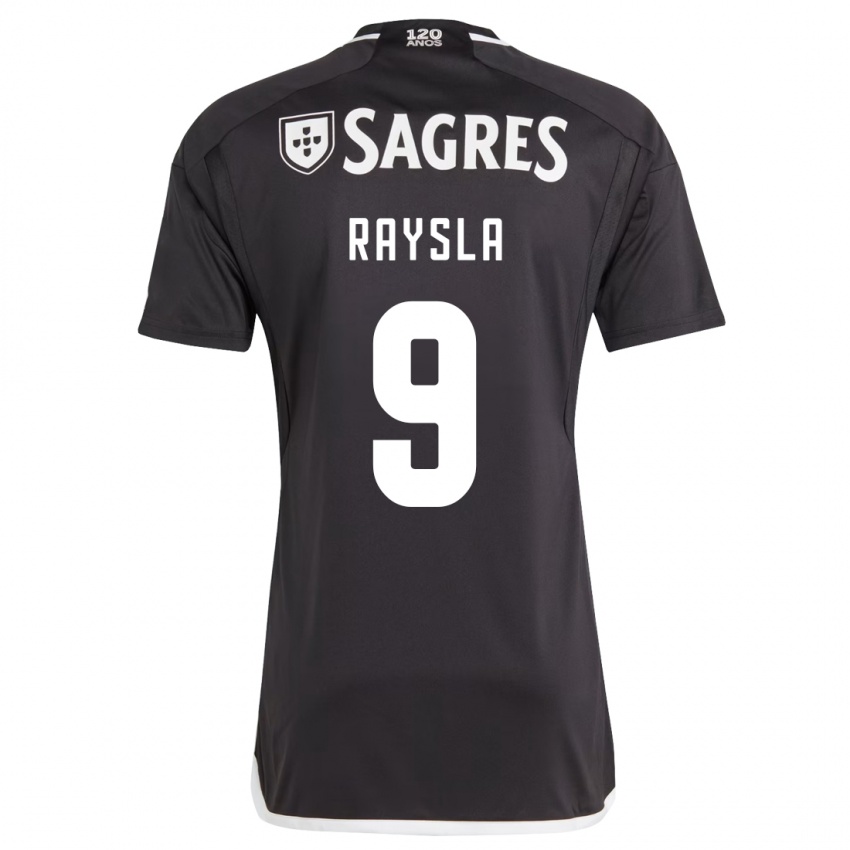 Herren Nycole Raysla #9 Schwarz Auswärtstrikot Trikot 2023/24 T-Shirt Belgien