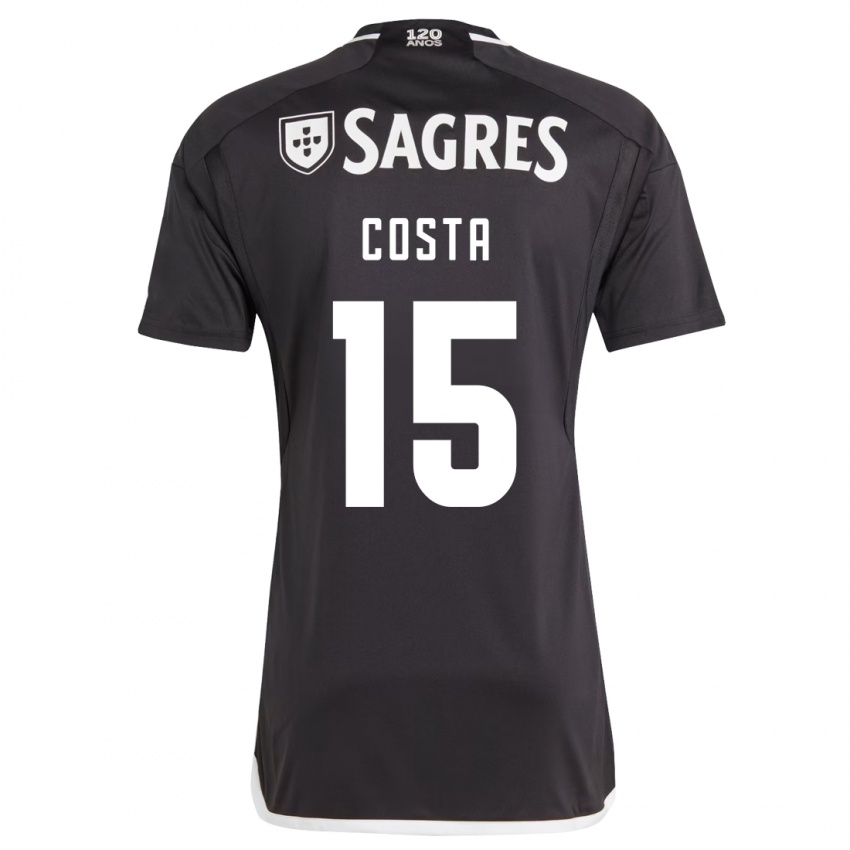 Herren Carole Costa #15 Schwarz Auswärtstrikot Trikot 2023/24 T-Shirt Belgien