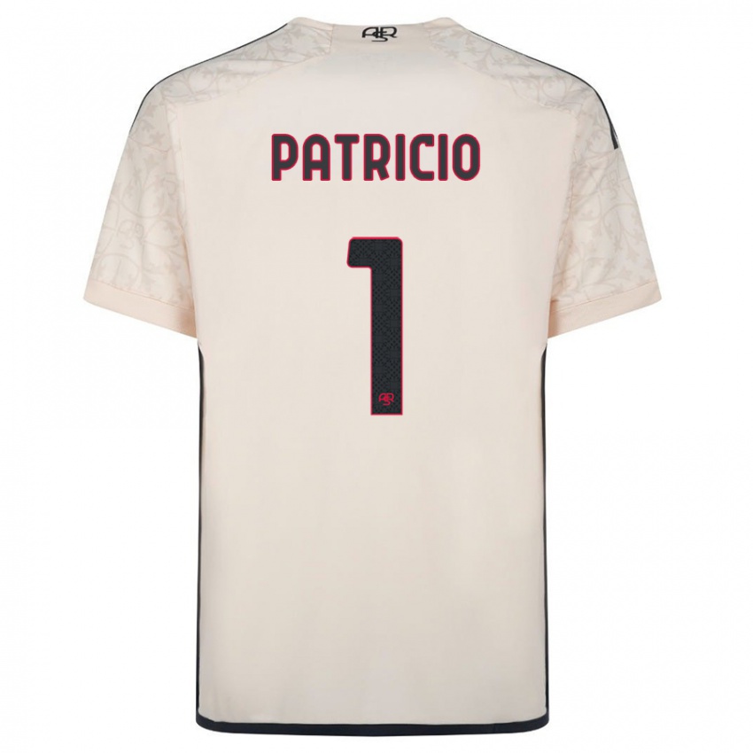 Herren Rui Patricio #1 Cremefarben Auswärtstrikot Trikot 2023/24 T-Shirt Belgien