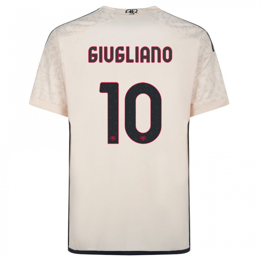 Herren Manuela Giugliano #10 Cremefarben Auswärtstrikot Trikot 2023/24 T-Shirt Belgien