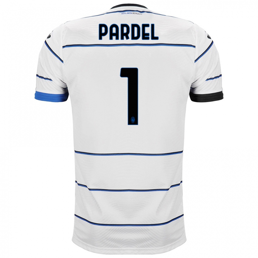 Heren Piotr Pardel #1 Wit Uitshirt Uittenue 2023/24 T-Shirt België