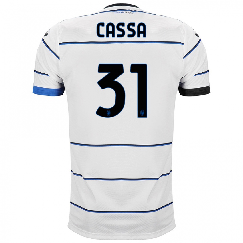 Herren Federico Cassa #31 Weiß Auswärtstrikot Trikot 2023/24 T-Shirt Belgien