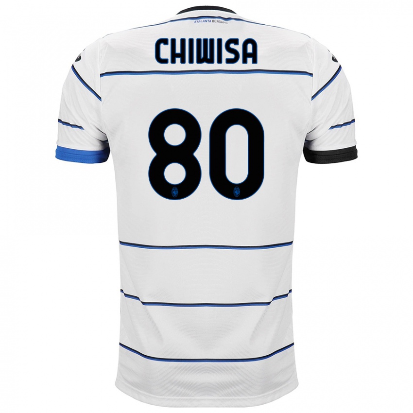 Herren Mannah Chiwisa #80 Weiß Auswärtstrikot Trikot 2023/24 T-Shirt Belgien