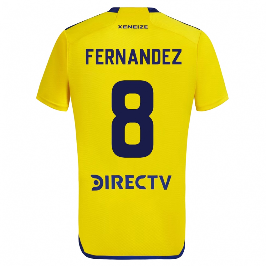 Herren Pol Fernández #8 Gelb Auswärtstrikot Trikot 2023/24 T-Shirt Belgien