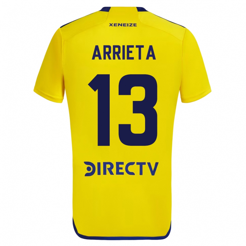 Herren Thomás Arrieta #13 Gelb Auswärtstrikot Trikot 2023/24 T-Shirt Belgien