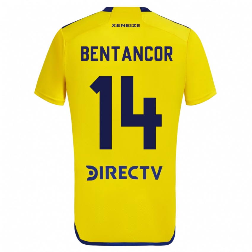 Herren Thomás Bentancor #14 Gelb Auswärtstrikot Trikot 2023/24 T-Shirt Belgien