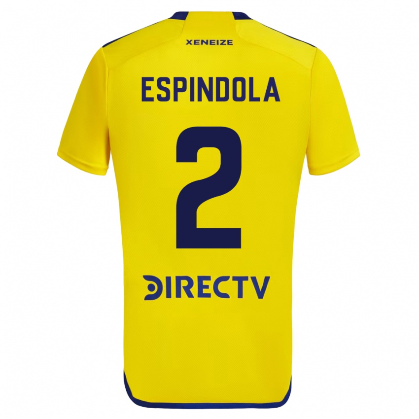 Herren Noelia Espindola #2 Gelb Auswärtstrikot Trikot 2023/24 T-Shirt Belgien
