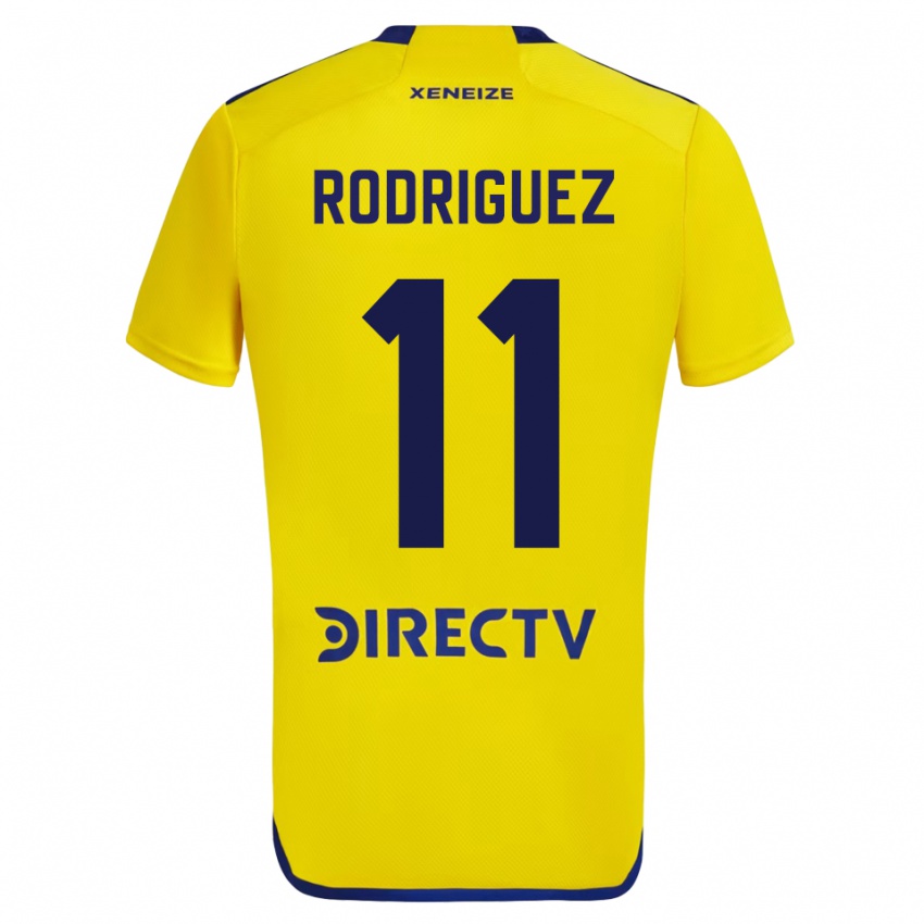 Herren Yamila Rodriguez #11 Gelb Auswärtstrikot Trikot 2023/24 T-Shirt Belgien