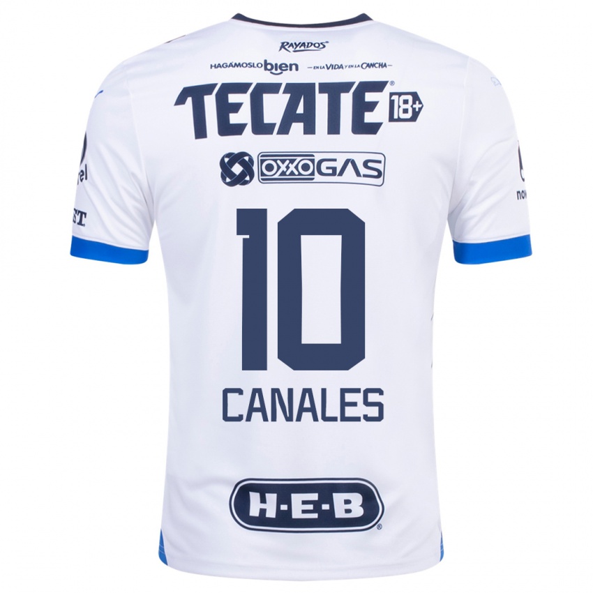 Herren Sergio Canales #10 Weiß Auswärtstrikot Trikot 2023/24 T-Shirt Belgien