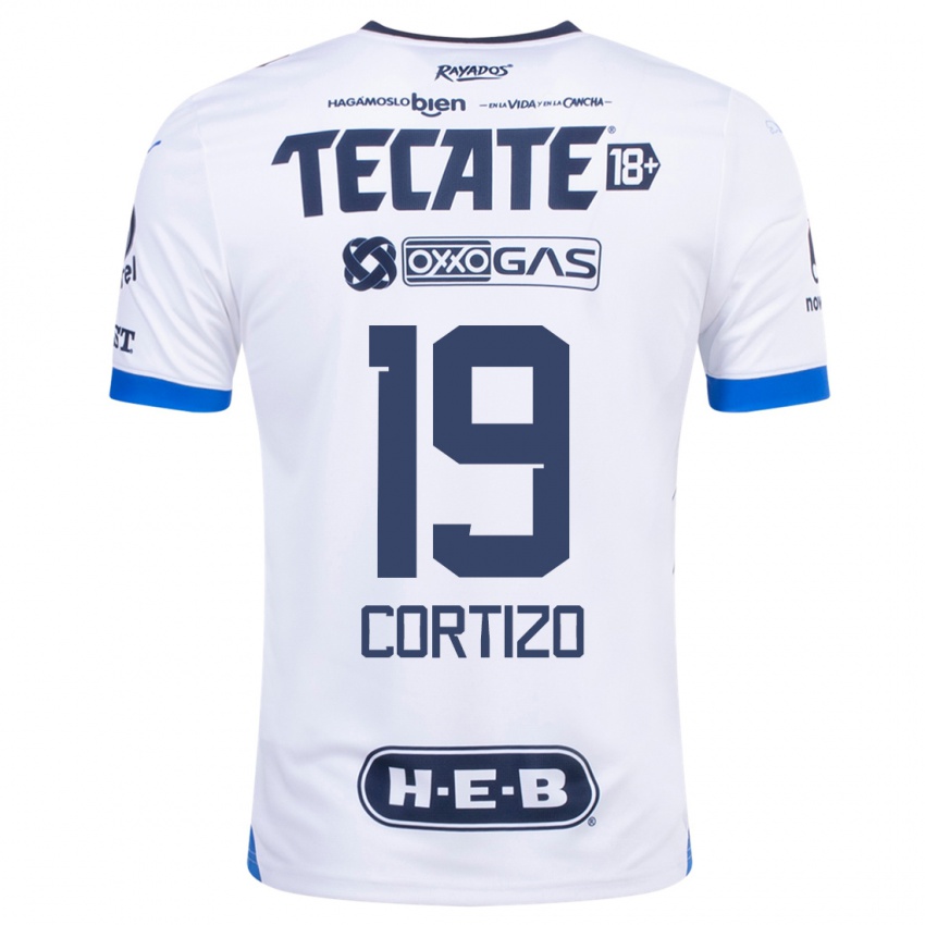 Herren Jordi Cortizo #19 Weiß Auswärtstrikot Trikot 2023/24 T-Shirt Belgien