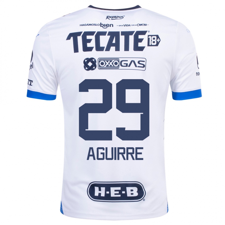 Heren Rodrigo Aguirre #29 Wit Uitshirt Uittenue 2023/24 T-Shirt België