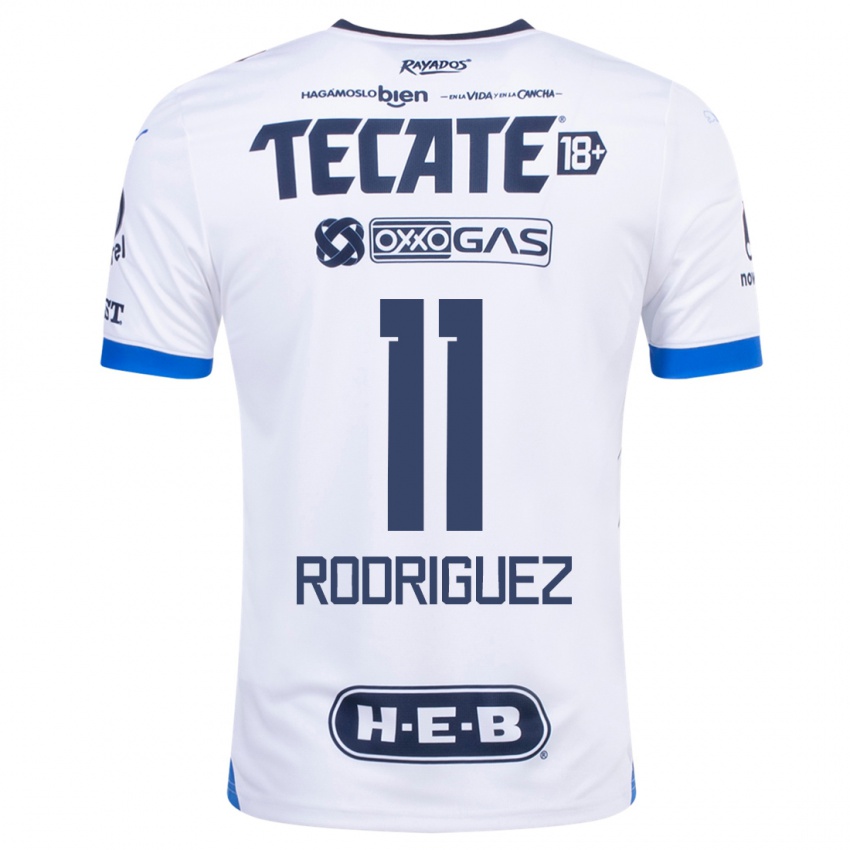 Herren Lizette Rodriguez #11 Weiß Auswärtstrikot Trikot 2023/24 T-Shirt Belgien