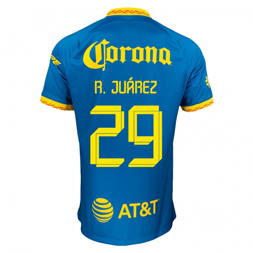 Herren Ramón Juárez #29 Blau Auswärtstrikot Trikot 2023/24 T-Shirt Belgien