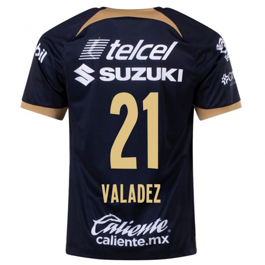 Herren Natalia Macias Valadez #21 Dunkelblau Auswärtstrikot Trikot 2023/24 T-Shirt Belgien