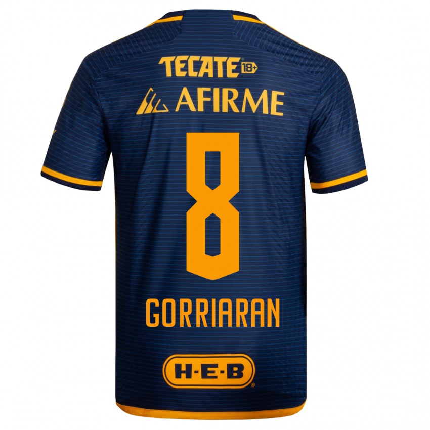 Heren Fernando Gorriaran #8 Donkerblauw Uitshirt Uittenue 2023/24 T-Shirt België
