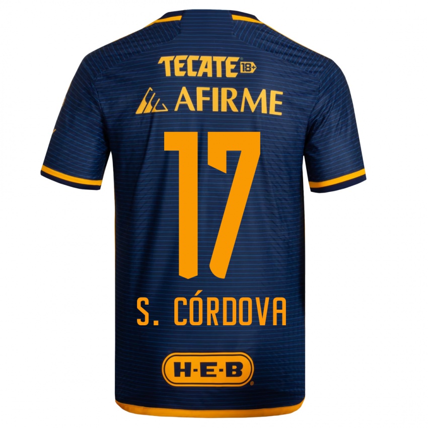 Herren Sebastian Cordova #17 Dunkelblau Auswärtstrikot Trikot 2023/24 T-Shirt Belgien