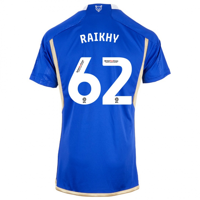 Dames Arjan Raikhy #62 Koningsblauw Thuisshirt Thuistenue 2023/24 T-Shirt België