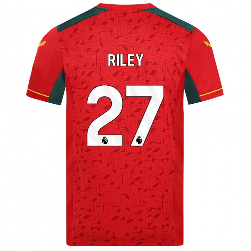 Damen Lauren Riley #27 Rot Auswärtstrikot Trikot 2023/24 T-Shirt Belgien
