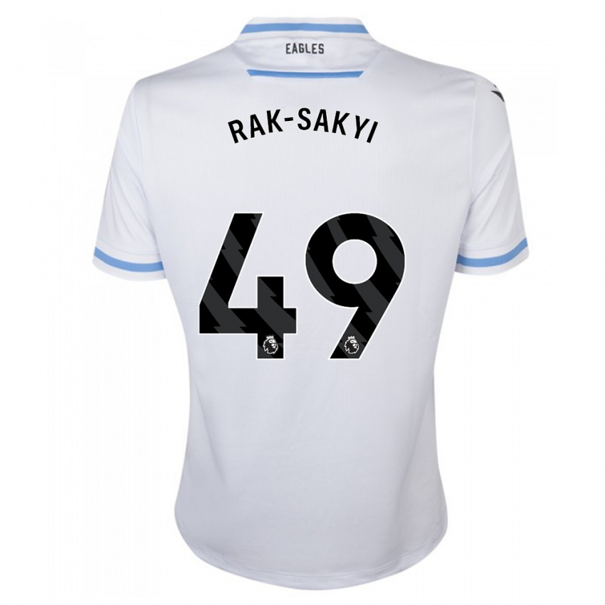 Dames Jesurun Rak-Sakyi #49 Wit Uitshirt Uittenue 2023/24 T-Shirt België