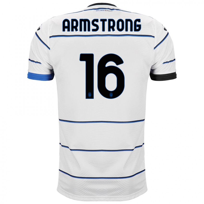 Dames Daniel Armstrong #16 Wit Uitshirt Uittenue 2023/24 T-Shirt België