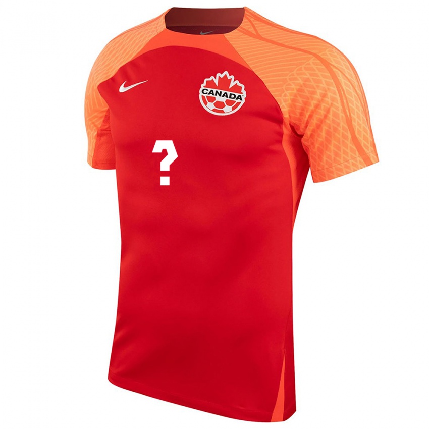 Kinder Kanadische Max Anchor #0 Orangefarben Heimtrikot Trikot 24-26 T-Shirt Belgien
