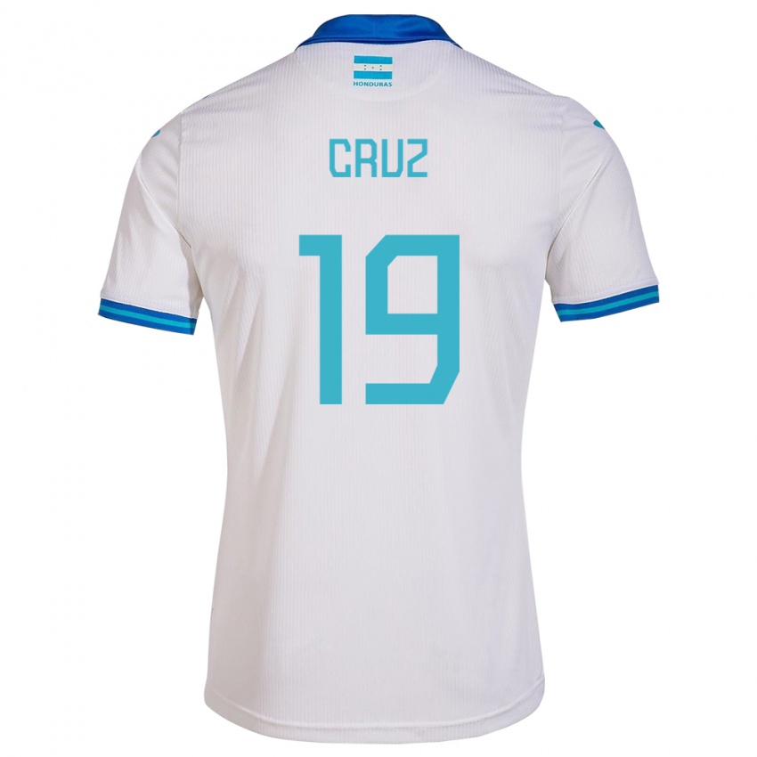 Kinderen Honduras Russel Cruz #19 Wit Thuisshirt Thuistenue 24-26 T-Shirt België