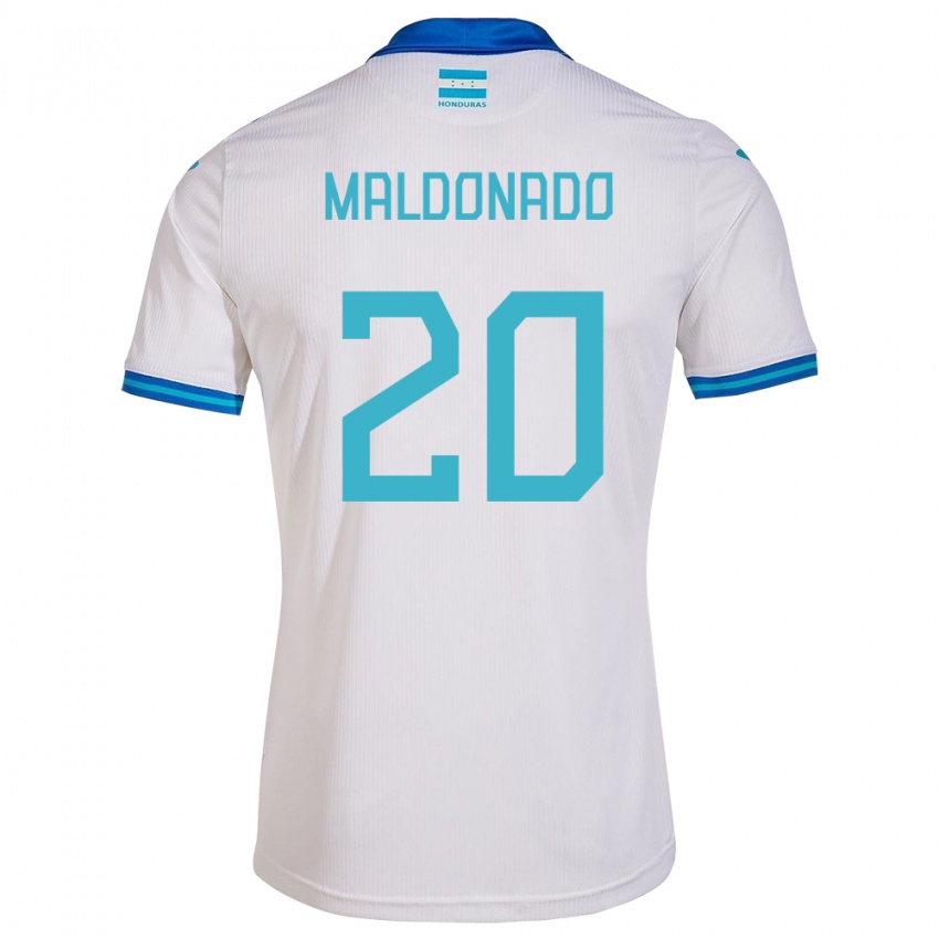 Kinderen Honduras Alessandro Maldonado #20 Wit Thuisshirt Thuistenue 24-26 T-Shirt België