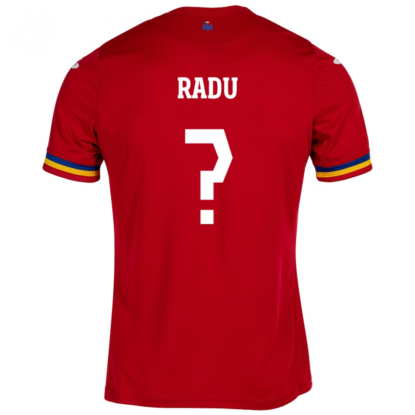Kinderen Roemenië Albert Radu #0 Rood Uitshirt Uittenue 24-26 T-Shirt België