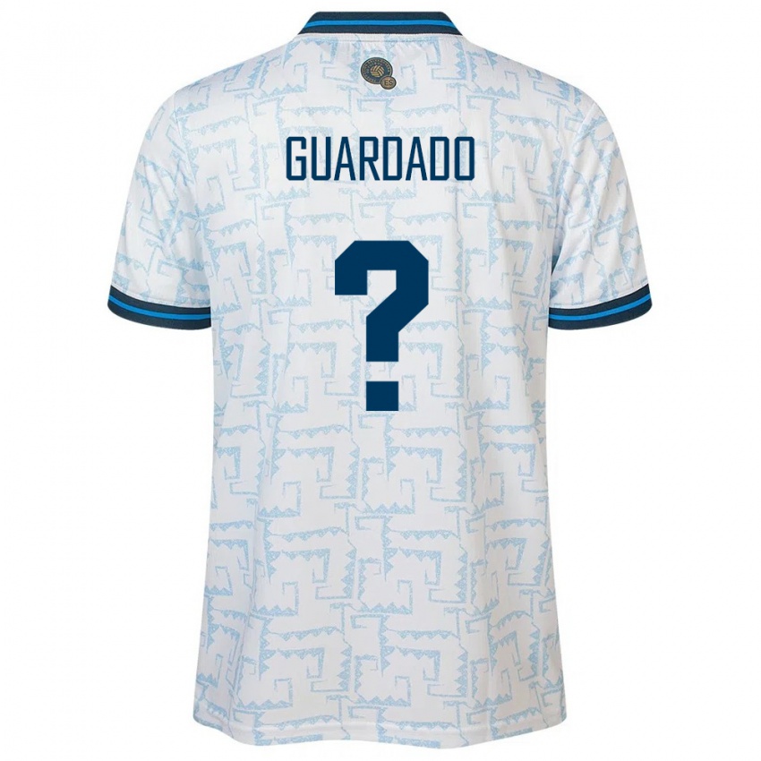 Kinder El Salvador Christopher Guardado #0 Weiß Auswärtstrikot Trikot 24-26 T-Shirt Belgien