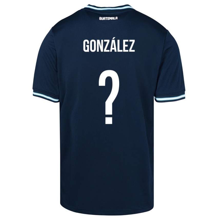 Kinder Guatemala Erick González #0 Blau Auswärtstrikot Trikot 24-26 T-Shirt Belgien