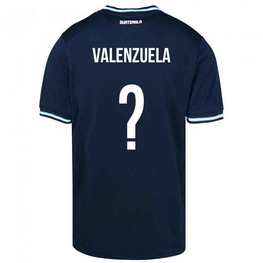 Kinder Guatemala Briana Valenzuela #0 Blau Auswärtstrikot Trikot 24-26 T-Shirt Belgien