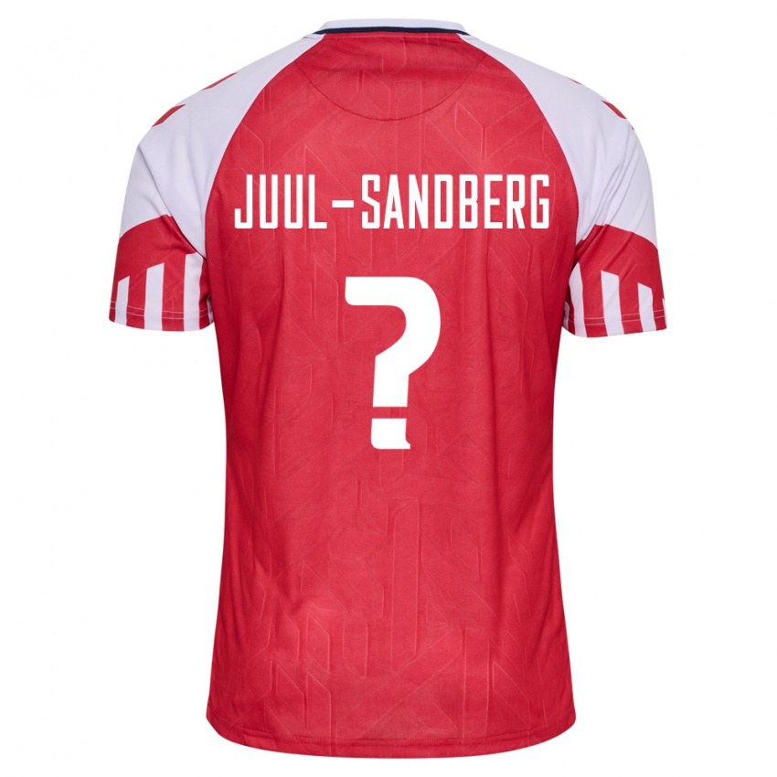 Herren Dänische Nikolaj Juul-Sandberg #0 Rot Heimtrikot Trikot 24-26 T-Shirt Belgien