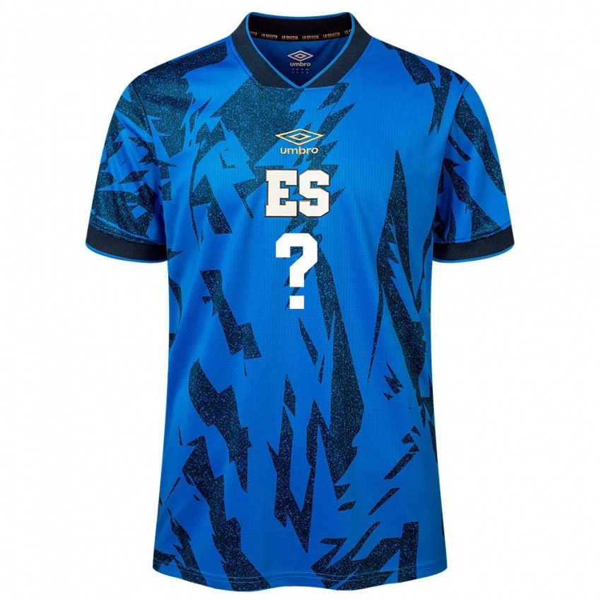 Homme Maillot Salvador Enzo Garay #0 Bleu Tenues Domicile 24-26 T-Shirt Belgique