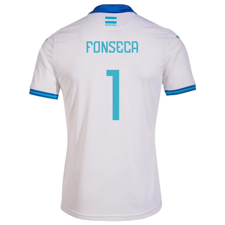Herren Honduras Harold Fonseca #1 Weiß Heimtrikot Trikot 24-26 T-Shirt Belgien