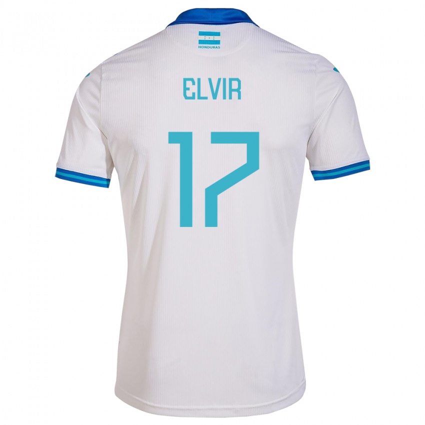 Heren Honduras Samuel Elvir #17 Wit Thuisshirt Thuistenue 24-26 T-Shirt België