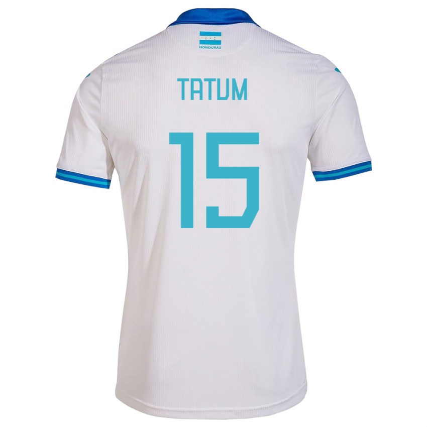 Heren Honduras Anfronit Tatum #15 Wit Thuisshirt Thuistenue 24-26 T-Shirt België