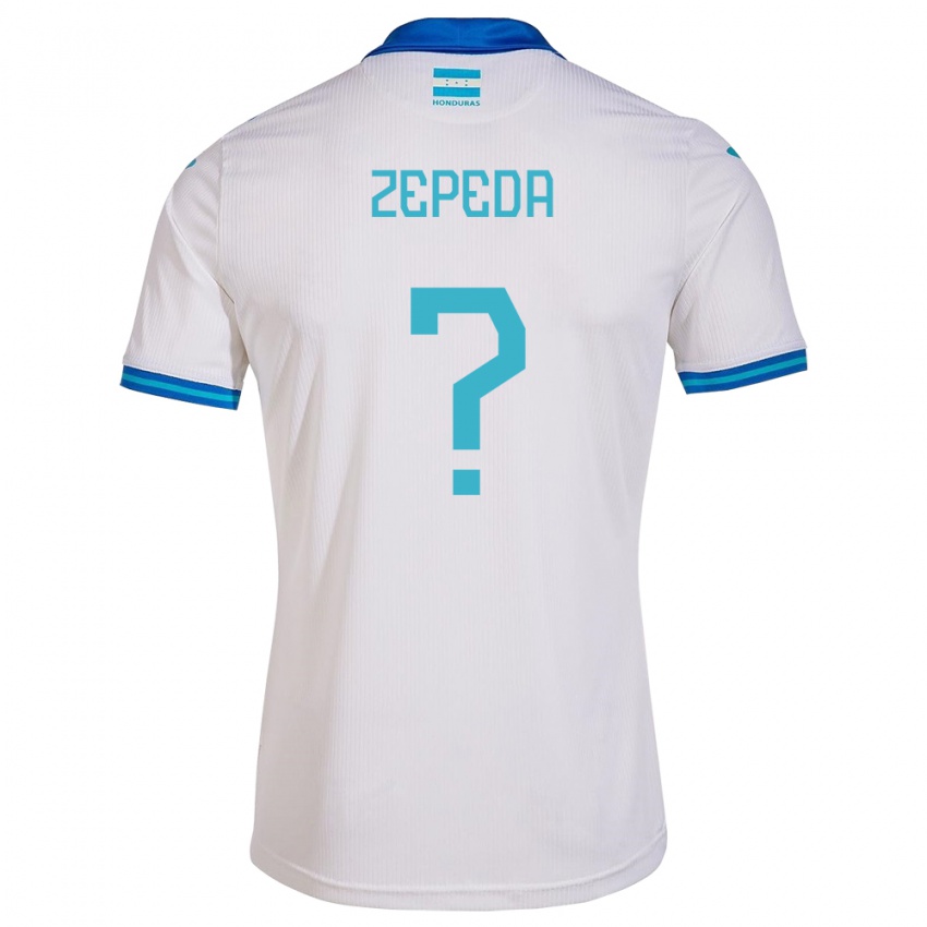 Heren Honduras Melquizedeck Zepeda #0 Wit Thuisshirt Thuistenue 24-26 T-Shirt België
