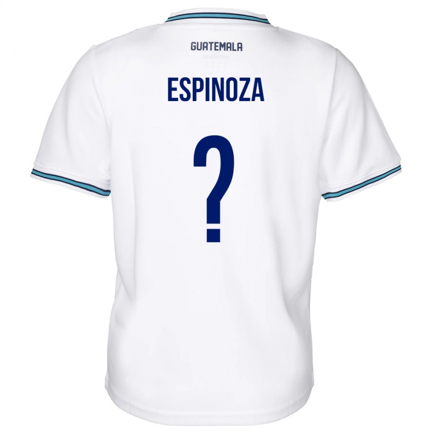Herren Guatemala José Espinoza #0 Weiß Heimtrikot Trikot 24-26 T-Shirt Belgien