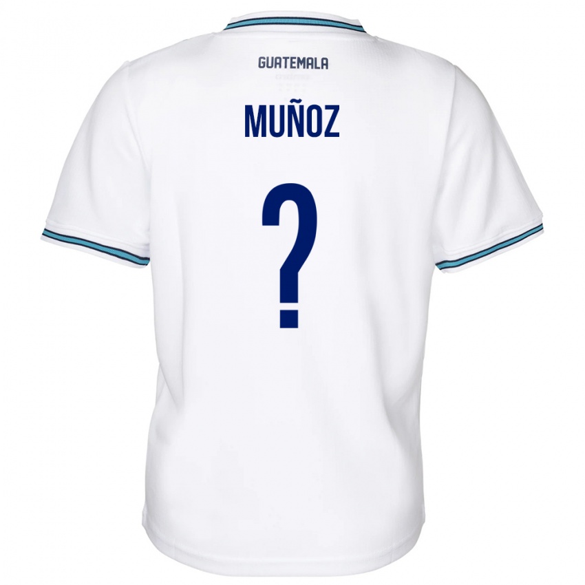 Herren Guatemala Rudy Muñoz #0 Weiß Heimtrikot Trikot 24-26 T-Shirt Belgien