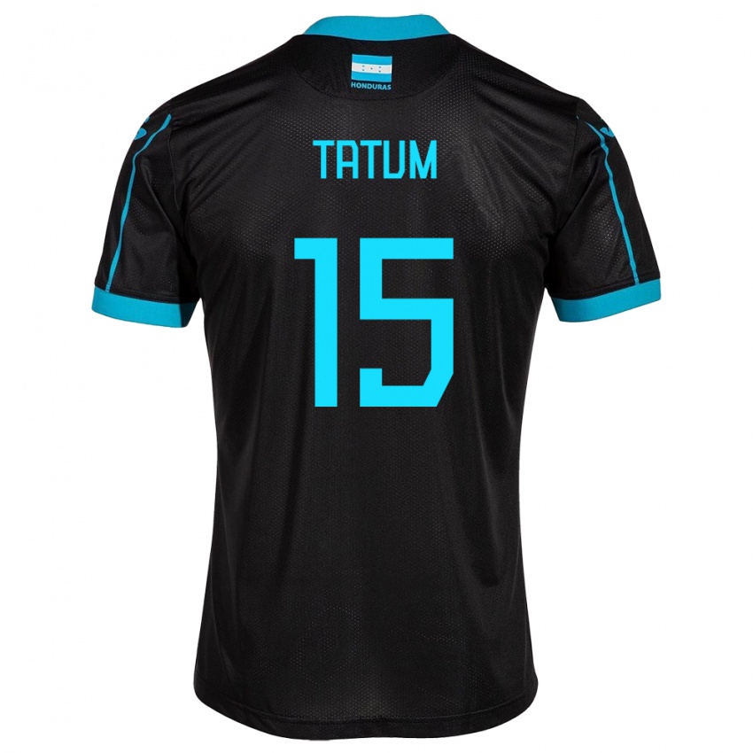 Heren Honduras Anfronit Tatum #15 Zwart Uitshirt Uittenue 24-26 T-Shirt België