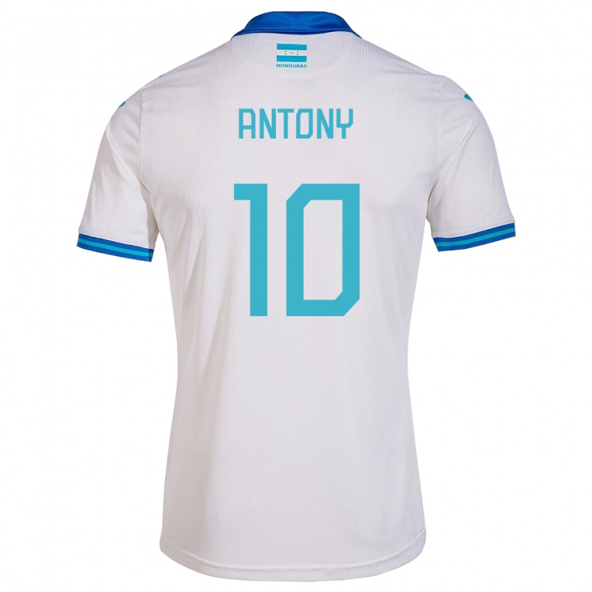 Damen Honduras Antony García #10 Weiß Heimtrikot Trikot 24-26 T-Shirt Belgien