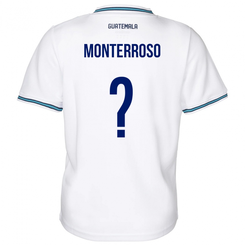 Damen Guatemala María Monterroso #0 Weiß Heimtrikot Trikot 24-26 T-Shirt Belgien