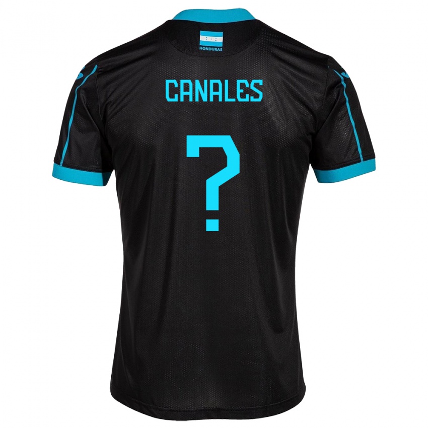 Dames Honduras Cristian Canales #0 Zwart Uitshirt Uittenue 24-26 T-Shirt België