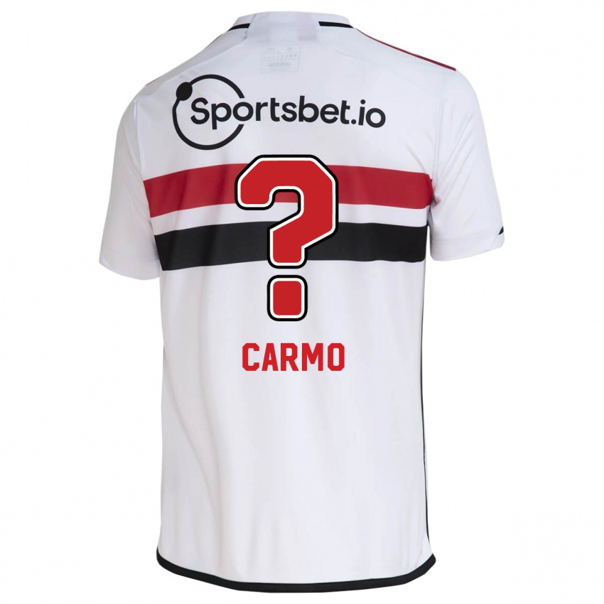 Kinder Henrique Carmo #0 Weiß Heimtrikot Trikot 2023/24 T-Shirt Belgien