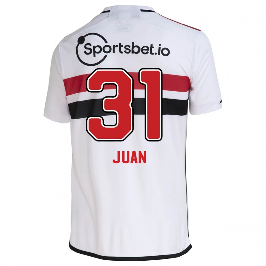 Kinder Juan #31 Weiß Heimtrikot Trikot 2023/24 T-Shirt Belgien