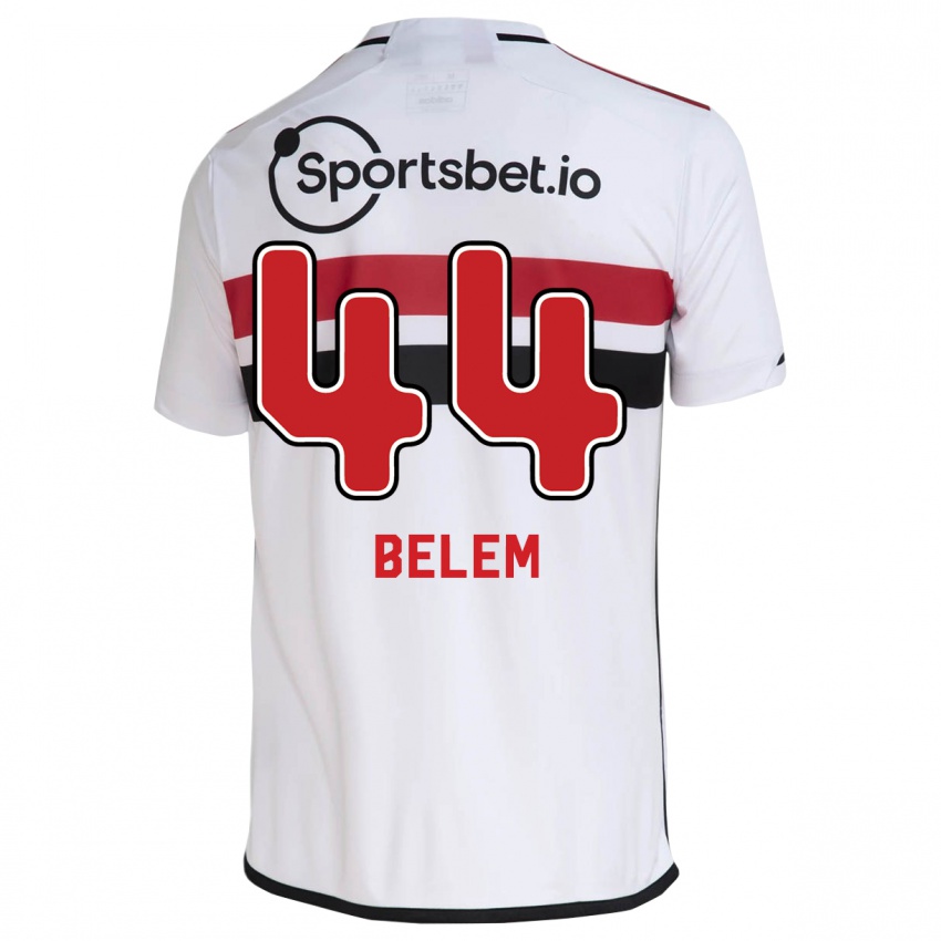 Kinder Matheus Belém #44 Weiß Heimtrikot Trikot 2023/24 T-Shirt Belgien