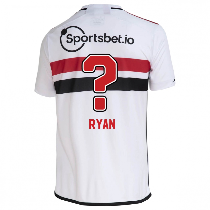 Enfant Maillot Ryan #0 Blanc Tenues Domicile 2023/24 T-Shirt Belgique