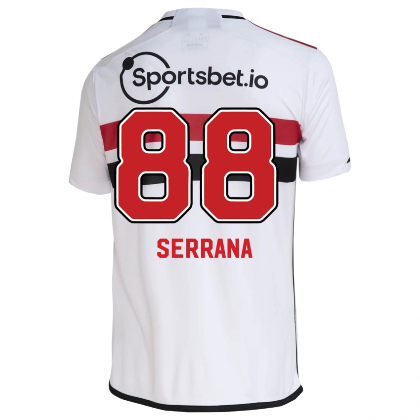 Kinder Serrana #88 Weiß Heimtrikot Trikot 2023/24 T-Shirt Belgien