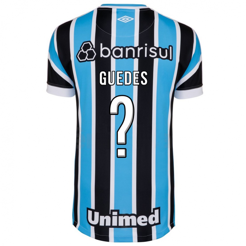 Enfant Maillot Guilherme Guedes #0 Bleu Tenues Domicile 2023/24 T-Shirt Belgique